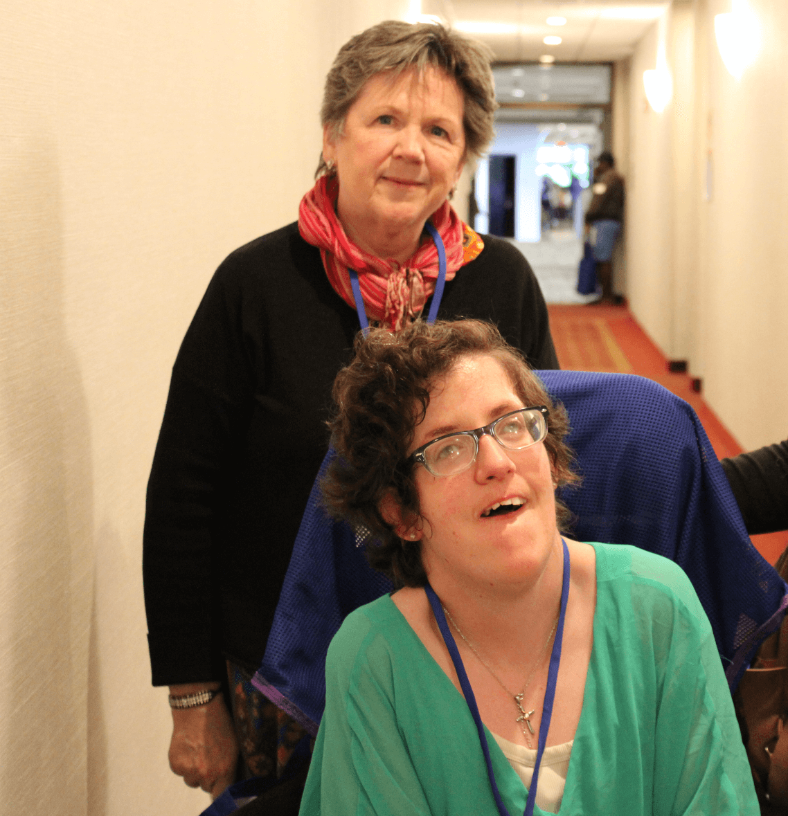 Sue Moriarty and Jackie Dulmaine.