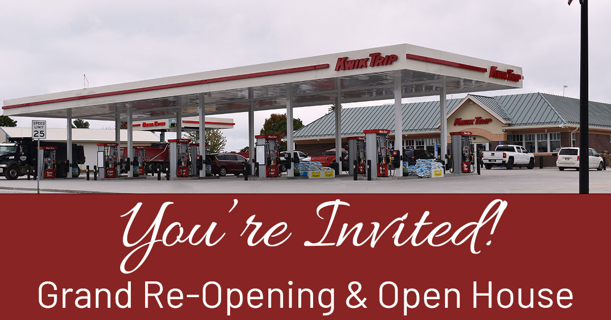 Kwik Trip Grand ReOpening & Ribbon Cutting Today!