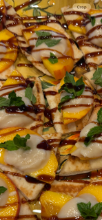 peach & ricotta
