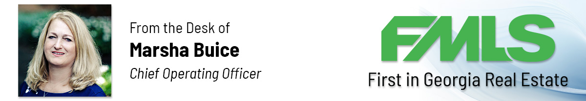 From the Desk of Marsha Buice Chief Operating Officer