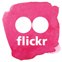 Flickr watercolor icon