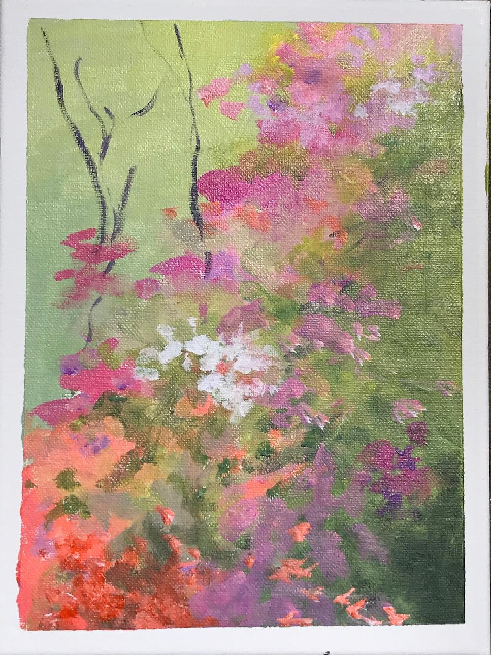 Acrylic painting Lee