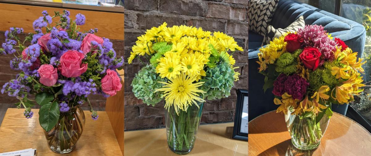 Waveny bouquet grouping