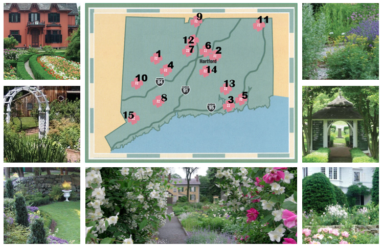 CT Historic Garden Map