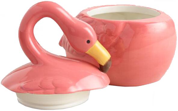 Flamingo Cookie Jar