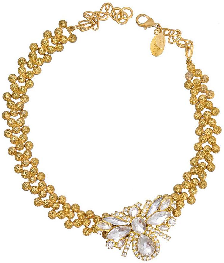 Queen Bee Necklace with Honeycomb Chain
