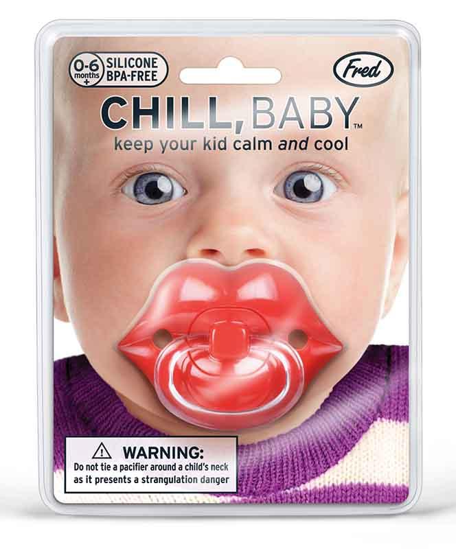 Chill Baby Red Lips Pacifier