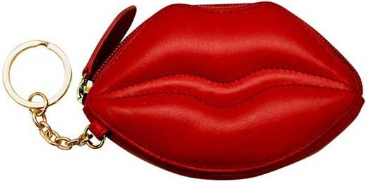 Red Lips Coin Purse