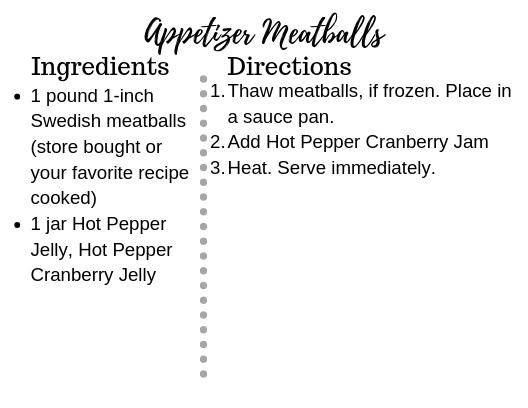 Appetizer Meatballs