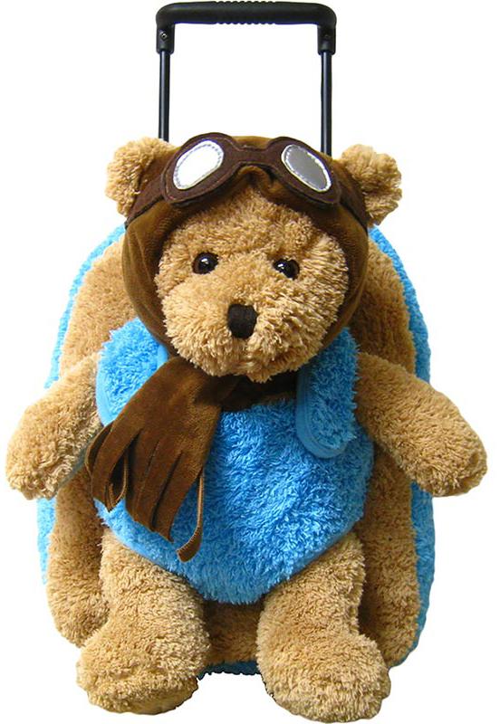 Aviator Bear Rolling Backpack