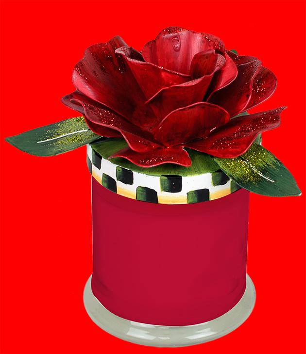 Flower Lid & Jar