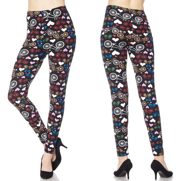 Leggings - Hearts and Bicycles