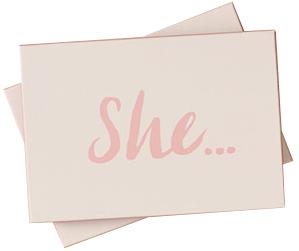 She Note Cards