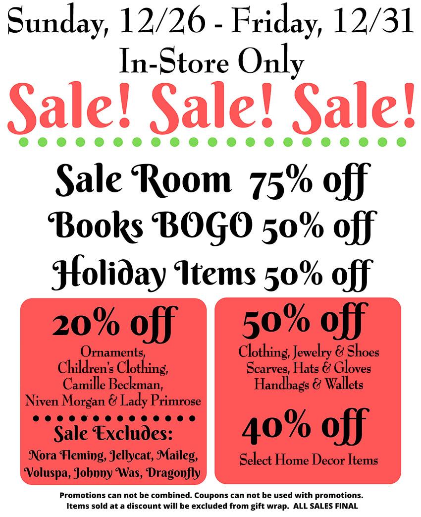 After Christmas Sale