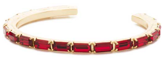 Brilliant Baguette Cuff in Siam