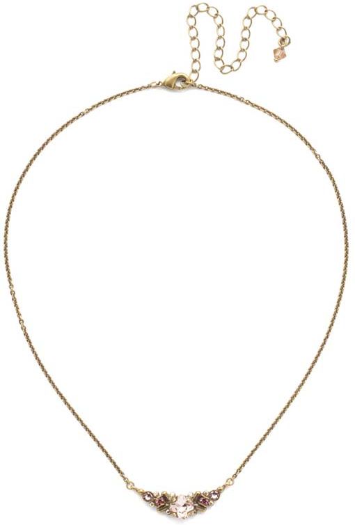Light Rose Aralia Necklace