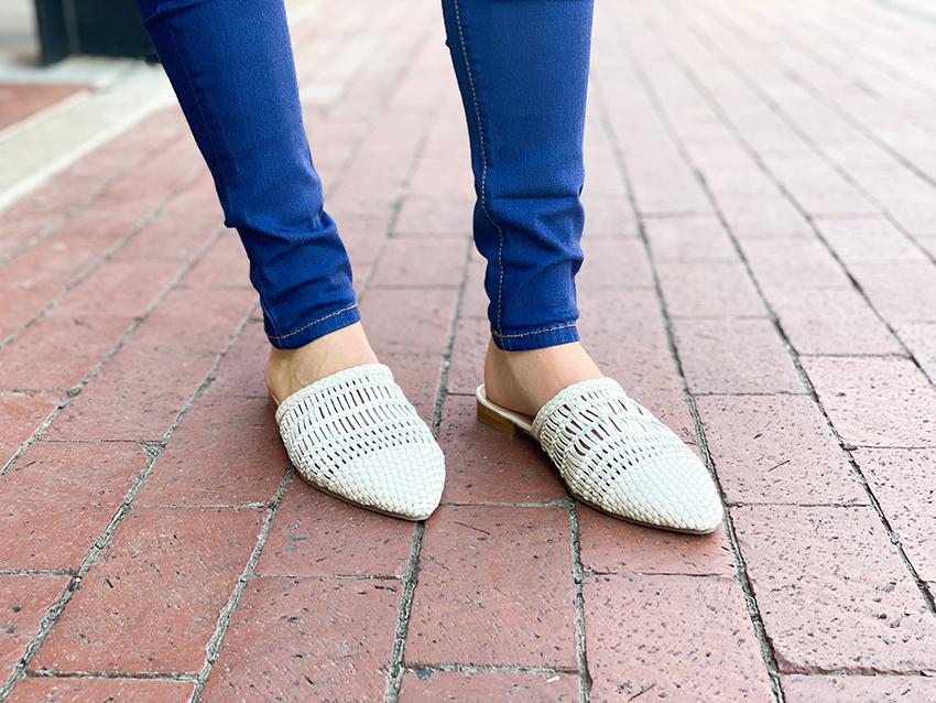 XOXO Woven Flat Mules