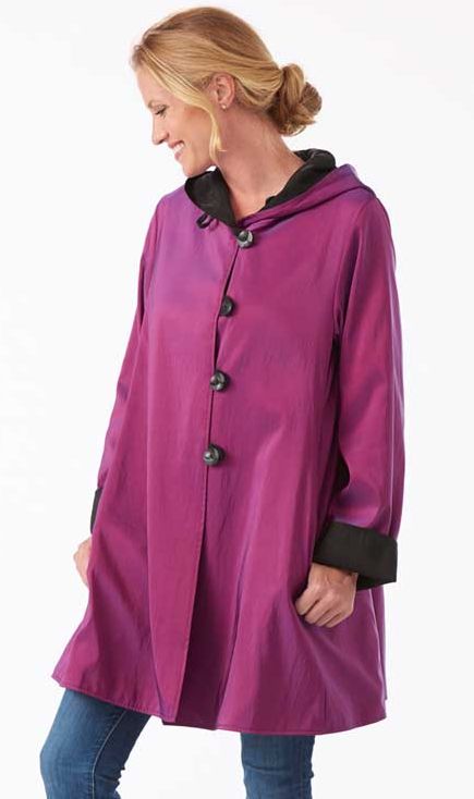 Madison Coat Berry Jet