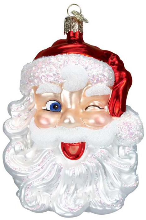 Old World - Winking Santa