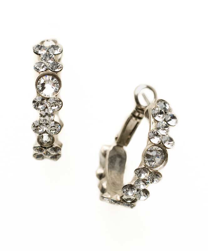 Floral Hoop Earrings