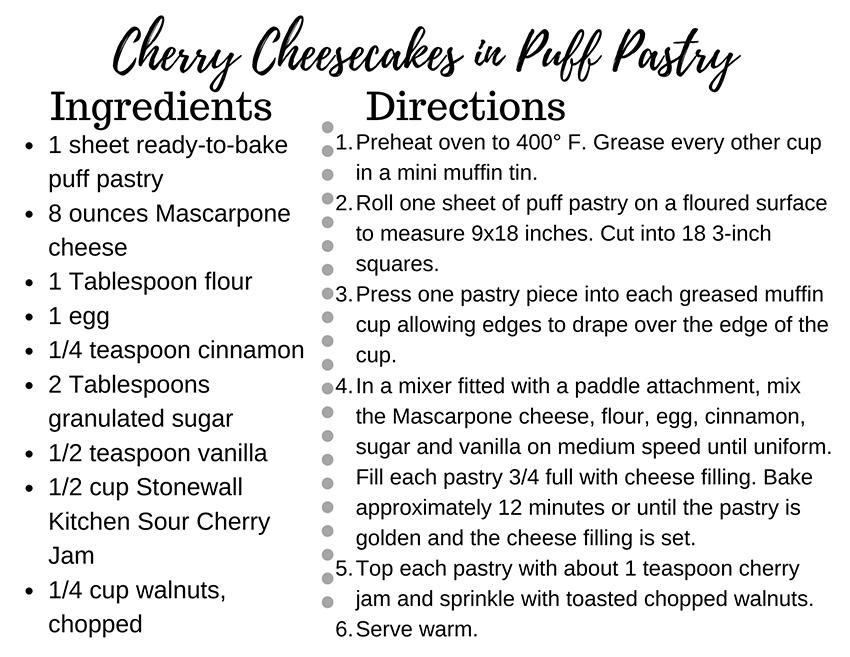 Cherry Cheesecakes