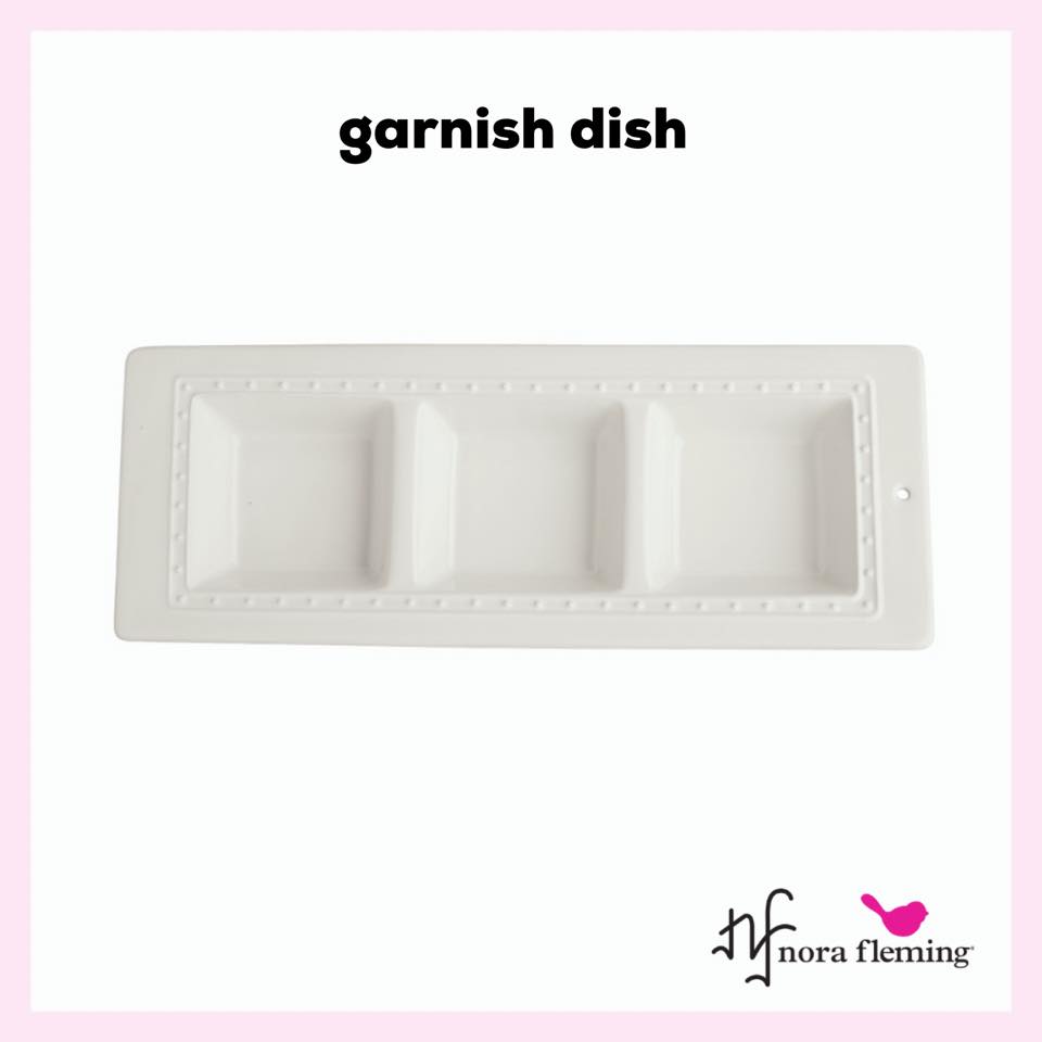 Nora Fleming Garnish Dish