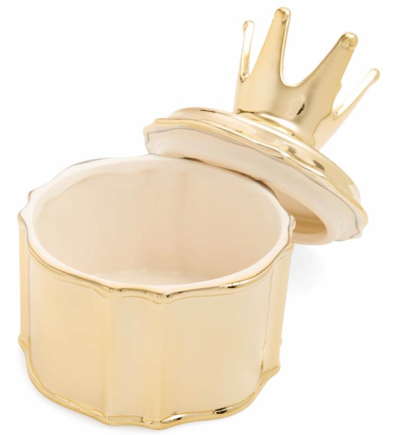 Gold Crown Jewelry Dish