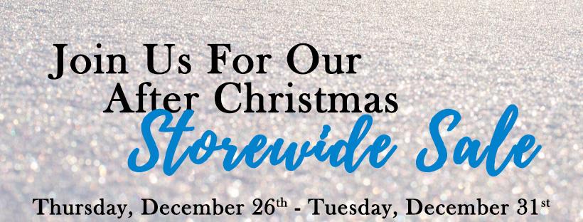 After Christmas Storewide Sale