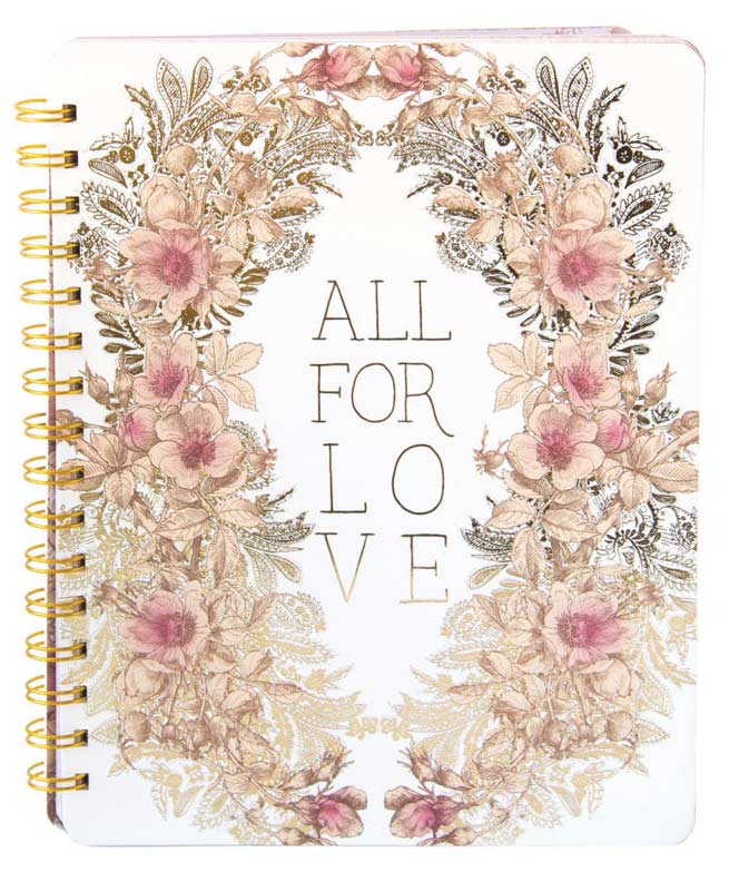 All for Love Spiral Notebook