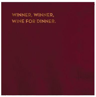 Beverage Napkin - Winner Winner