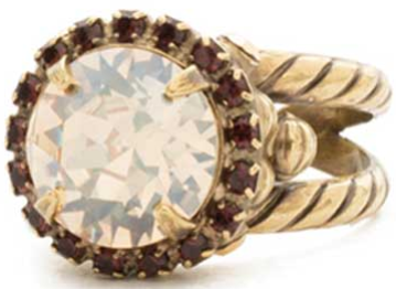 Embellished Crystal Ring