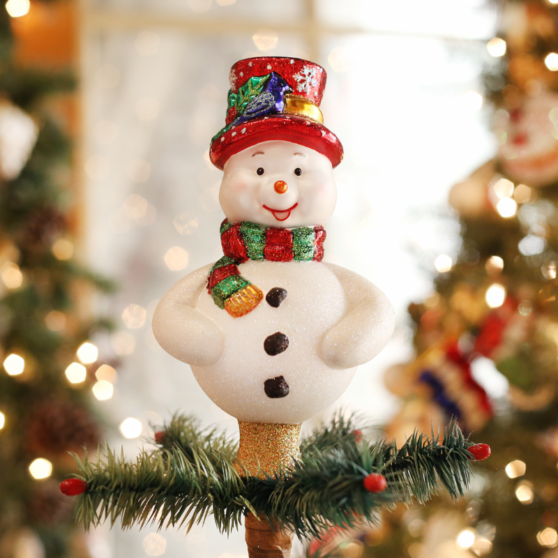 Old World - Frosty Tree Top Ornament