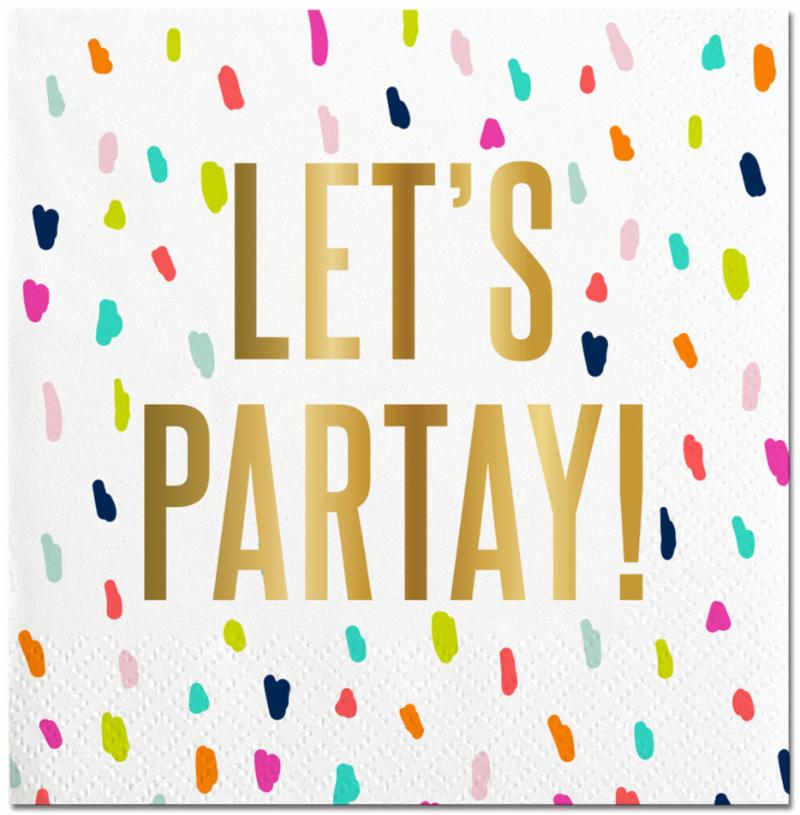 Let's Partay Beverage Napkins