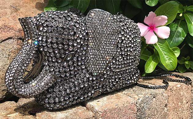 Jeweled Elephant Handbag