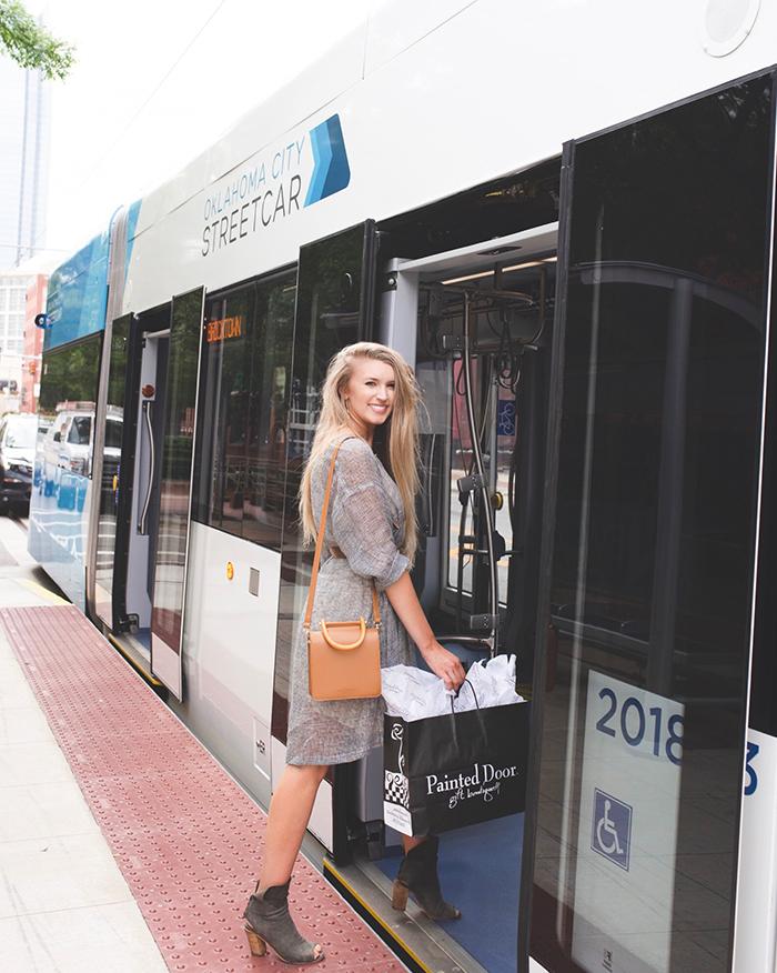 Kylee & OKC Streetcar