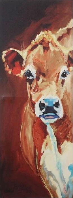 Cow Picture on Canvas