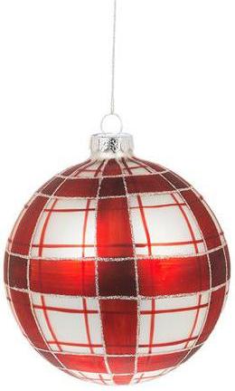 Red Plaid Ornament
