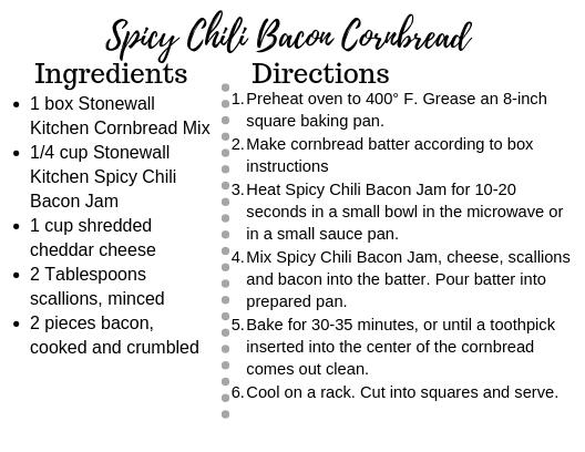 Spicy Chili Bacon Cornbread