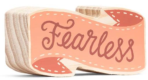 Fearless Wood Sign