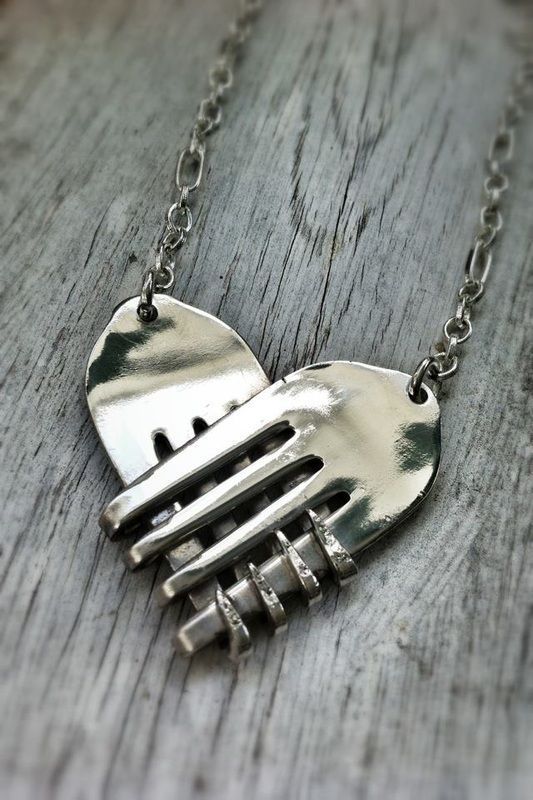 Heart Fork Necklace