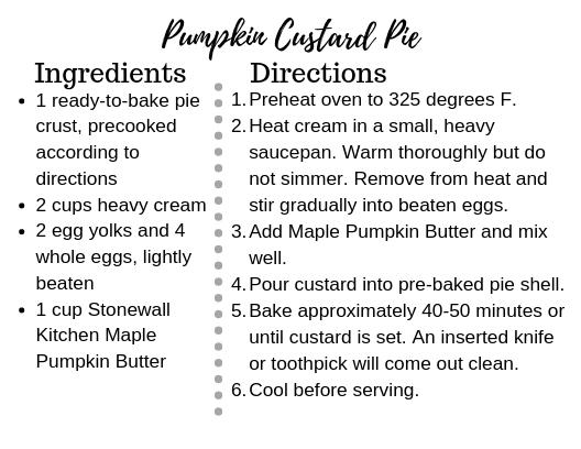 Pumpkin Custard Pie