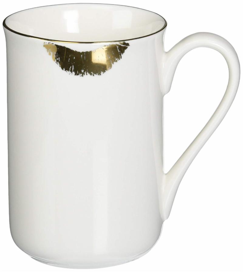 Gold Lips Coffee Mug