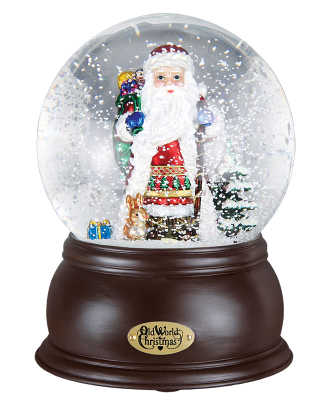Musical Santa Snow Globe