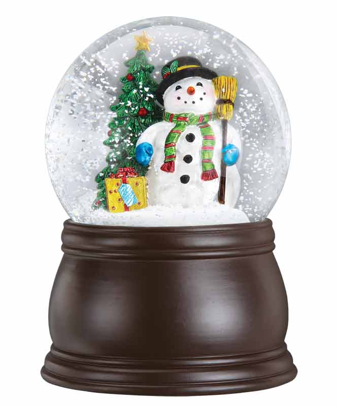 Old World - Gleeful Snowman Snow Globe
