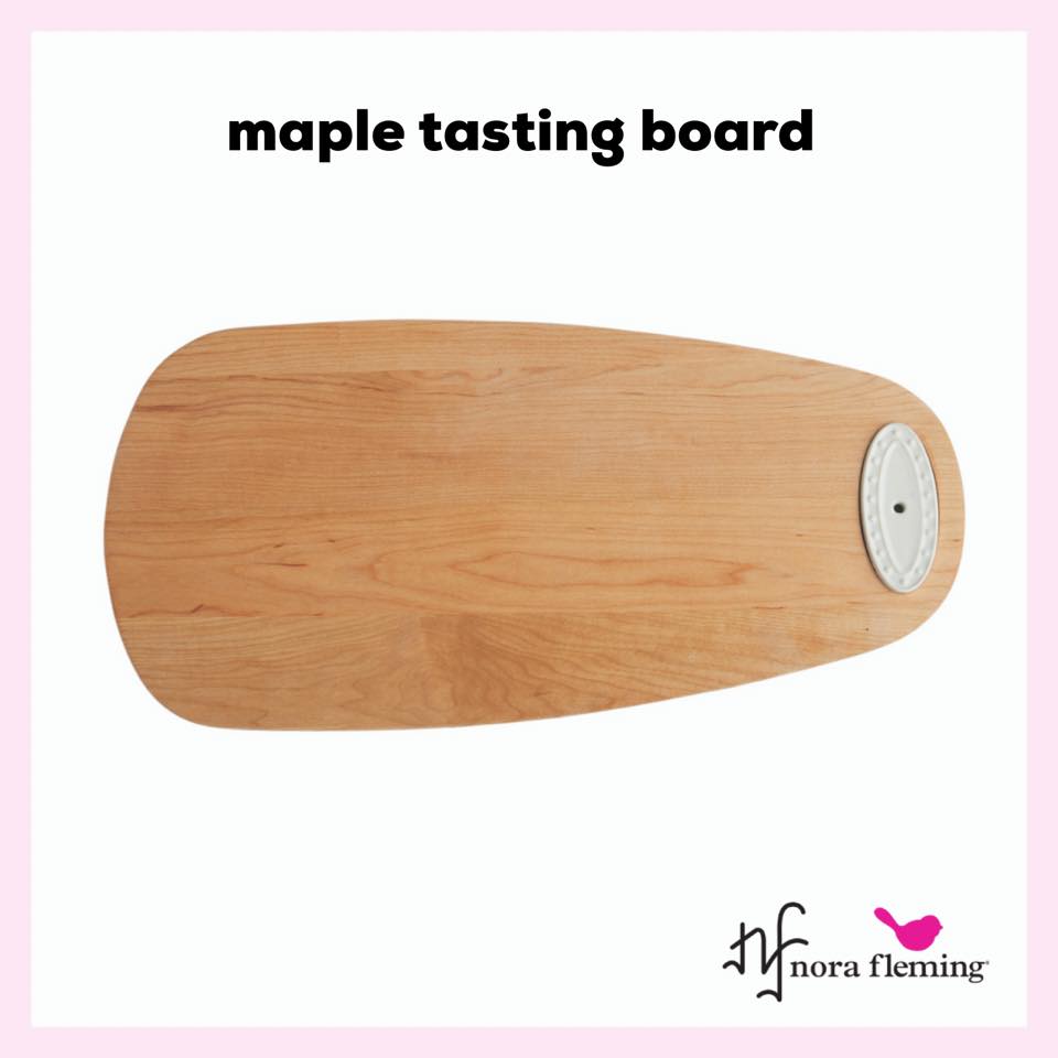 Nora Fleming Maple Tasting Board
