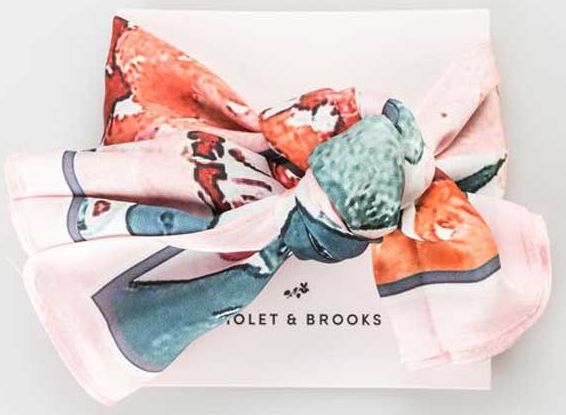 Camilla Watercolor Scarf with Accessory Pack