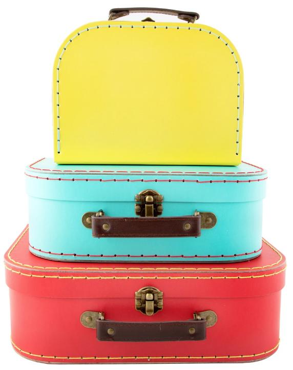 Bright Vintage Suitcases