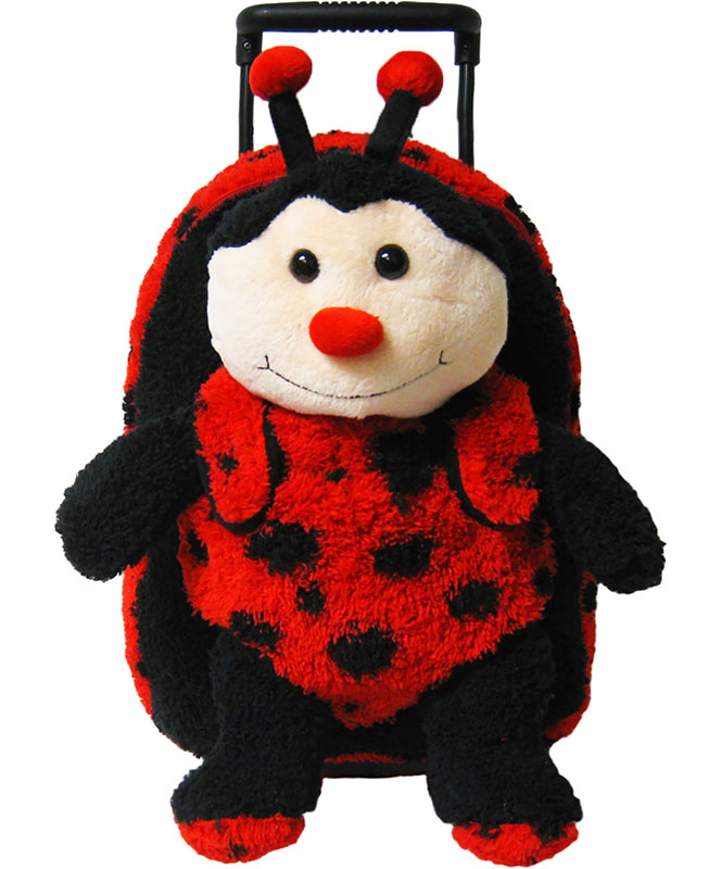 Ladybug Rolling Backpack