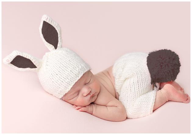 Baby Bunny Knit Hat & Pant