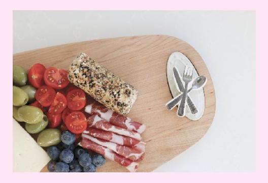 Nora Fleming Maple Tasting Board